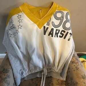 Free people varsity sweater